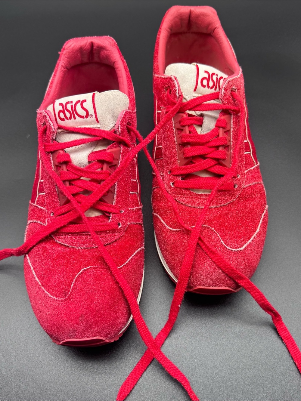 Men's Asics Gel Respector "4Th Of July" Athletic Fashion Sneakers H6U3L 2525 RED